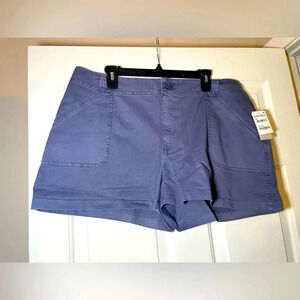 BP Woman’s Blue Shadow Utility Shorts Size 16 Mid Rise Nordstrom New W/ Tag